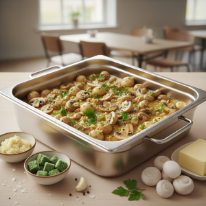 Champignons de Paris sautés au beurre - Recette restauration collective