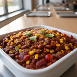 Chili sin carne - Recette restauration collective