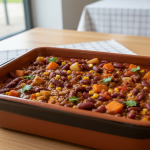 Chili sin carne aux légumes d'hiver - Recette restauration collective