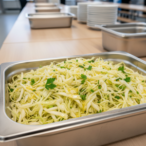 Chou blanc nature - Recette restauration collective