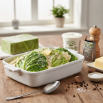 Chou vert à la crème muscade - Recette restauration collective