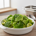 Chou vert blanchi nature - Recette restauration collective