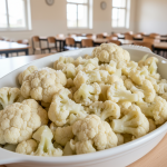 Chou-fleur blanchi nature - Recette restauration collective
