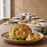 Chou-fleur grillé aux épices - Recette restauration collective