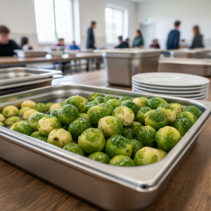 Choux de Bruxelles blanchis nature - Recette restauration collective