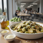 Choux de Bruxelles rôtis au parmesan - Recette restauration collective
