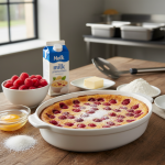Clafoutis aux framboises - Recette restauration collective