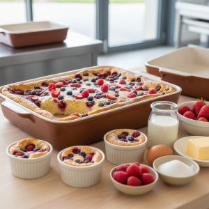 Clafoutis aux fruits rouges - Recette restauration collective