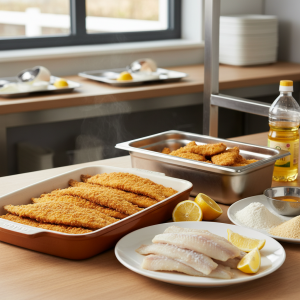 Colin pané - Recette restauration collective