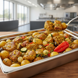 Colombo de porc - Recette restauration collective