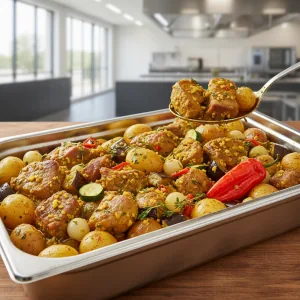 Colombo de porc - Recette restauration collective
