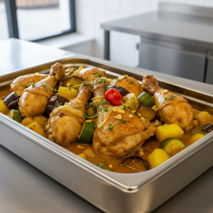 Colombo de poulet - Recette restauration collective