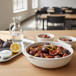 Compote de figues - Recette restauration collective