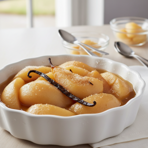 Compote de poires à la vanille - Recette restauration collective