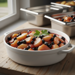 Compote pommes-cassis - Recette restauration collective