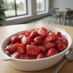 Compote pommes-fraises - Recette restauration collective