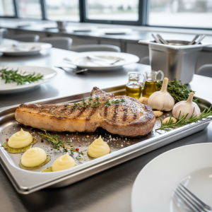 Côte de veau grillée - Recette restauration collective