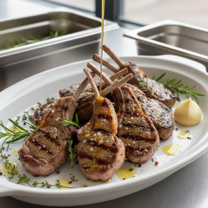 Côtelettes d'agneau grillées - Recette restauration collective