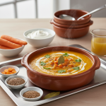 Crème de carottes au cumin - Recette restauration collective