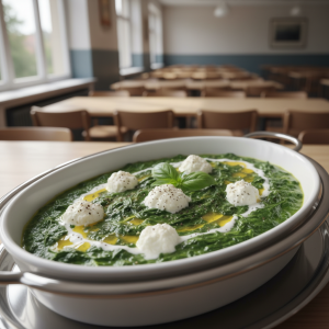Crème d'épinards à la ricotta - Recette restauration collective