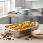 Crevettes au curry coco - Recette restauration collective