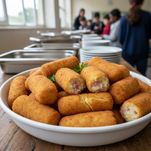 Croquettes au jambon - Recette restauration collective