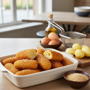 Croquettes de pommes de terre - Recette restauration collective