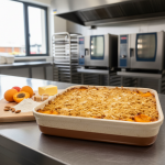 Crumble aux abricots - Recette restauration collective