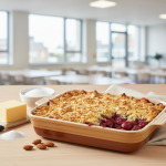 Crumble aux cerises - Recette restauration collective