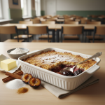 Crumble aux prunes - Recette restauration collective