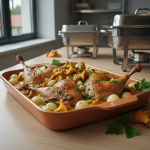 Cuisses de pintade aux girolles - Recette restauration collective