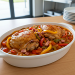 Cuisses de poulet basquaise - Recette restauration collective