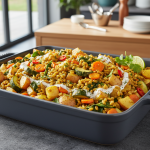 Curry de légumes au blé - Recette restauration collective