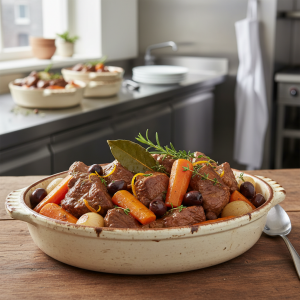 Daube d'agneau - Recette restauration collective