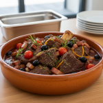 Daube de bœuf provençale - Recette restauration collective