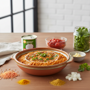 Dhal de lentilles corail - Recette restauration collective