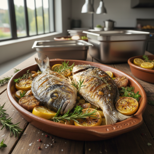 Dorade royale au four - Recette restauration collective