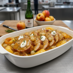 Échine de porc au cidre - Recette restauration collective