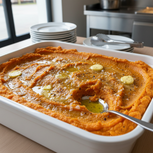 Écrasé de patates douces - Recette restauration collective