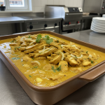 Émincé de dinde au curry - Recette restauration collective