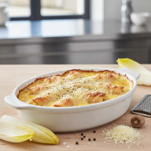 Endives au gratin classique - Recette restauration collective