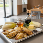 Endives caramélisées au miel - Recette restauration collective