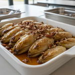 Endives rôties au sirop d'érable - Recette restauration collective