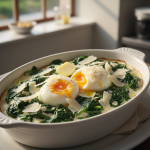 Épinards à la florentine - Recette restauration collective