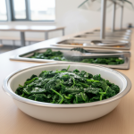 Épinards blanchis nature - Recette restauration collective