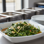 Épinards sautés à l'asiatique - Recette restauration collective