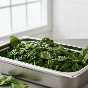 Épinards vapeur - Recette restauration collective