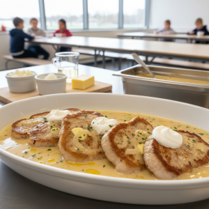Escalope de veau à la crème - Recette restauration collective
