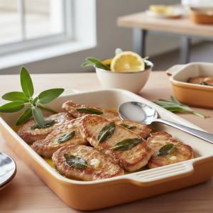 Escalope de veau à la sauge - Recette restauration collective