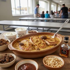Escalope de veau aux morilles - Recette restauration collective